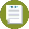 Icon of fact sheet.